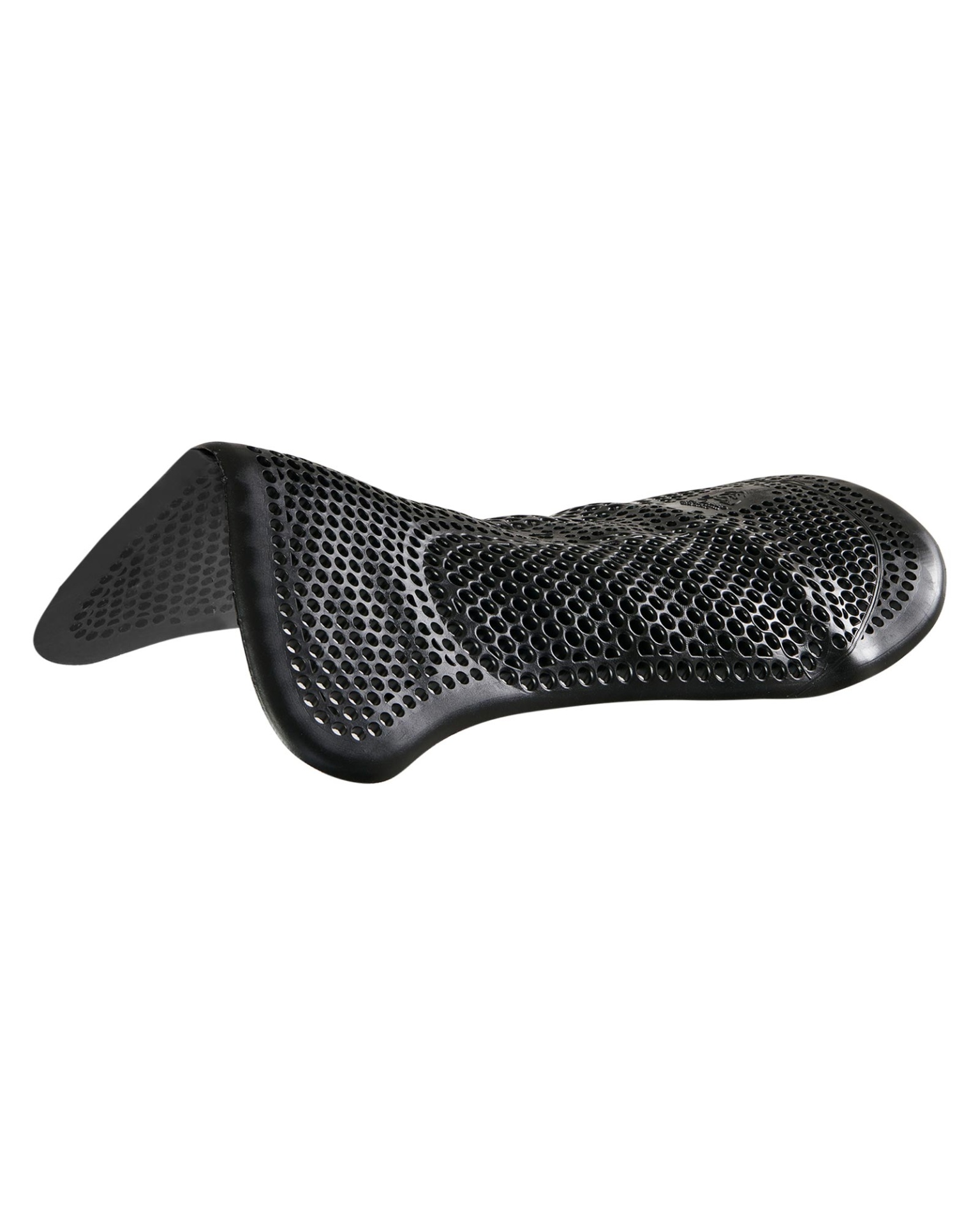 Protector Dorso Elevação Central ACAVALLO Assento de sela para cavalo preto com textura de malha