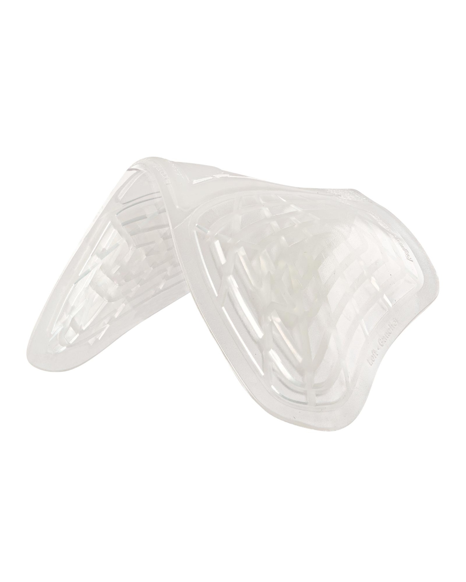 Gel Elevação Dianteira ACAVALLO Proteção de ombro transparente em plástico flexível com ranhuras