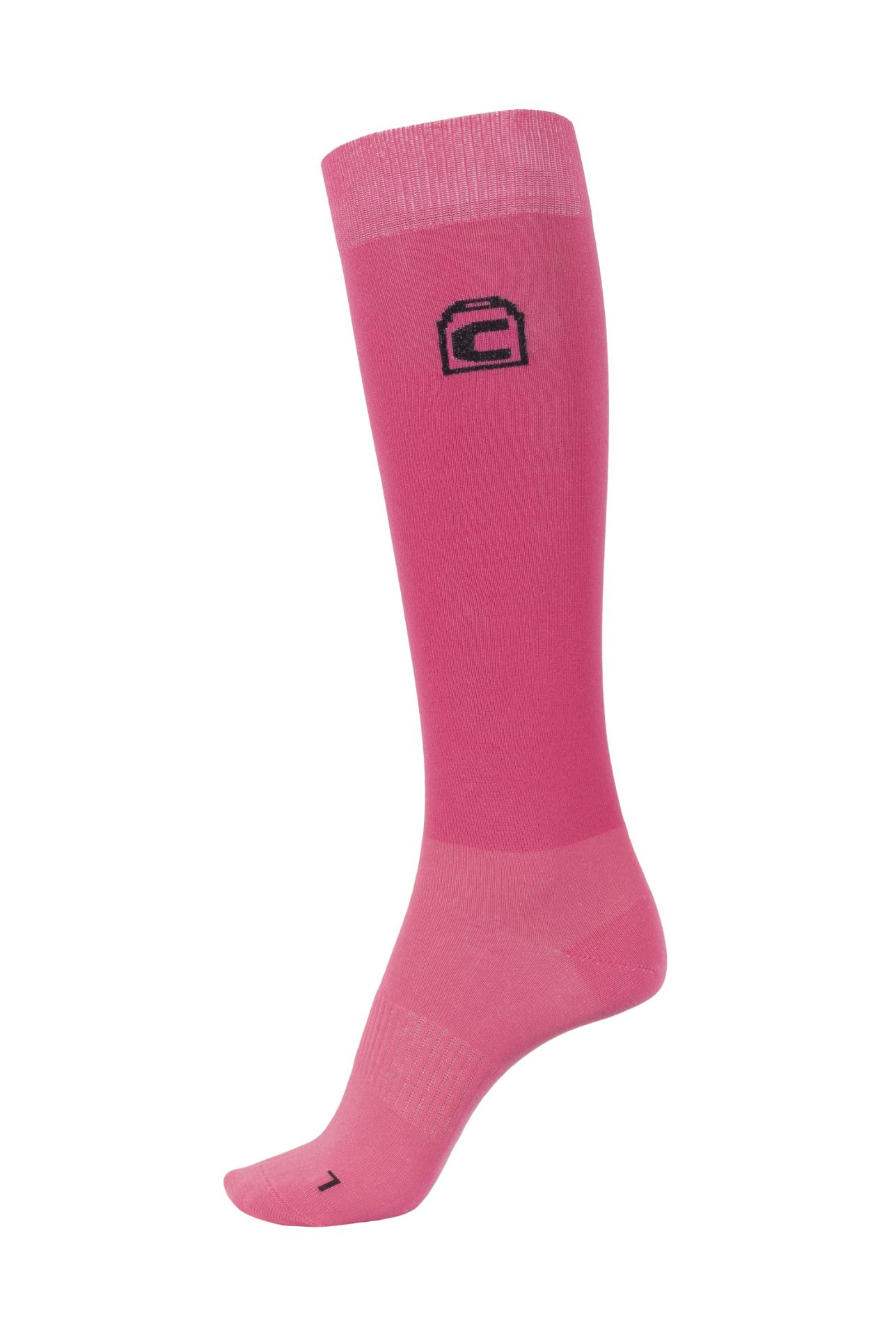 Meias CAVALLO Cavalsvea Meia comprimida rosa com logótipo preto e número 7
