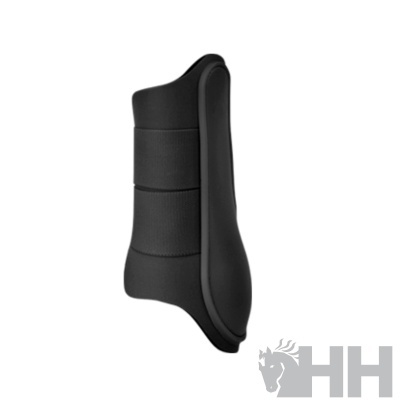 Protector anatómico de equitação preto em espuma com três almofadas