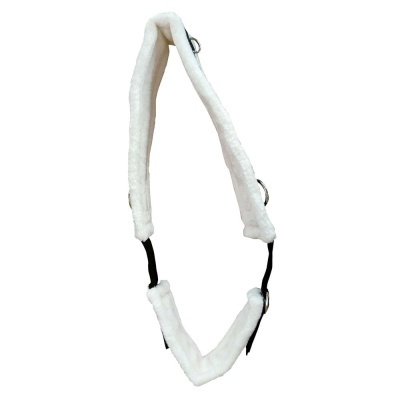 Corda de treino acolchoada branca com reforços pretos