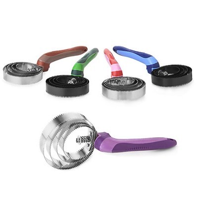 Conjunto de raspadores de aço inoxidável com pegas em várias cores