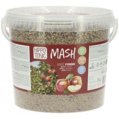Balde de alimento Hippo Tonic MASH sabor maçã com 3 kg