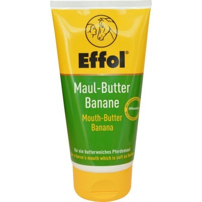 Tubo de creme Effol Maul-Butter Banane amarelo e verde