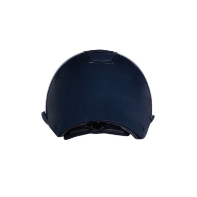 Capacete azul escuro vista frontal