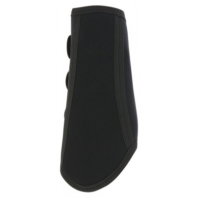 Protecção para casco de cavalo preta com fechos de velcro
