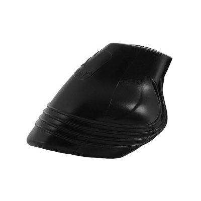 Capacete de bicicleta preto com design aerodinâmico