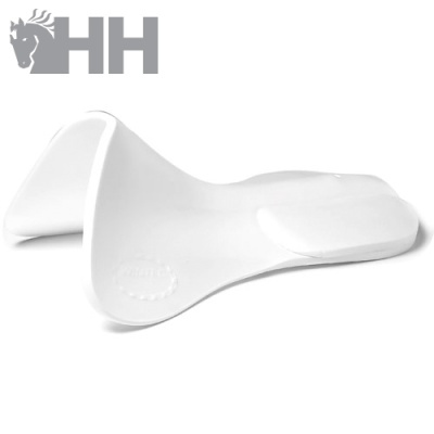 Produto branco moldado em plástico com forma anatómica e fundo branco