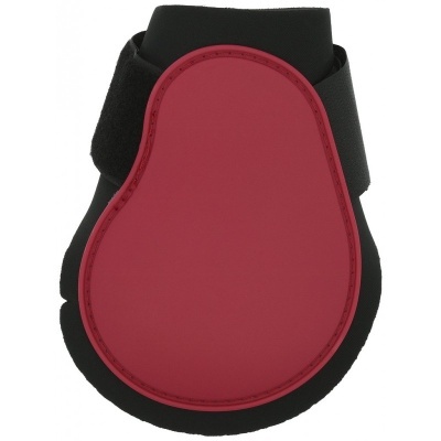 Protetor de galope preto e rosa com fecho de velcro