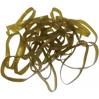 Ligas elásticas amarelas entrelaçadas