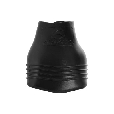 Galocha preta com logótipo Cavalho em relevo