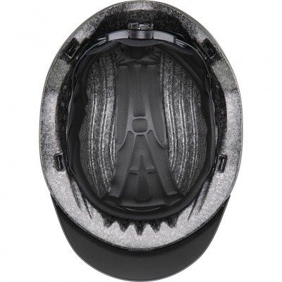 Interior de capacete de segurança com espuma e acolchoamento preto