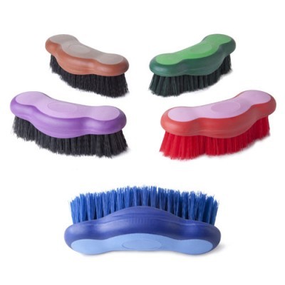 Conjunto de escovas coloridas para limpeza