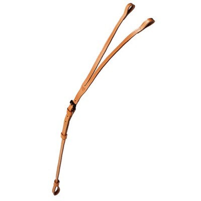 Correia para violino em couro castanho com fivela preta