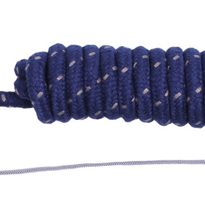 Corda azul trançada com gancho metálico