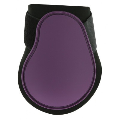 Protetor de casco para cavalo preto e roxo com velcro