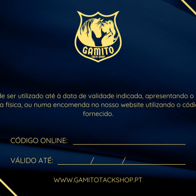 Vale digital da GAMITO com fundo azul escuro e detalhes dourados