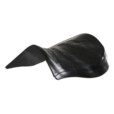 Selim preto para bicicleta com pele sintética