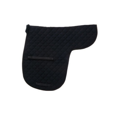 Tapete de sela para cavalo preto acolchoado
