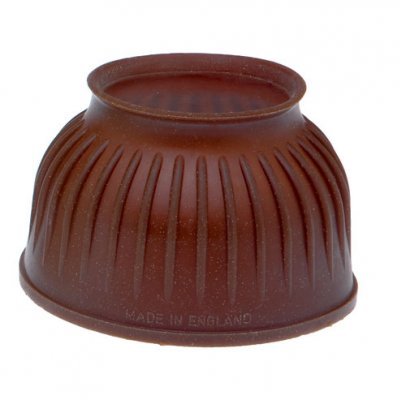 Forma para pudim castanha com relevo vertical e inscrição MADE IN ENGLAND