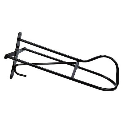 Estrutura metálica preta para montagem na parede