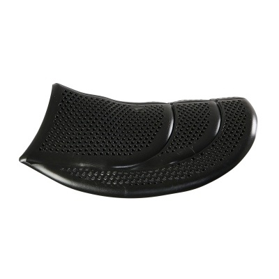 Inserto preto para calçado com textura perfurada e design ergonómico