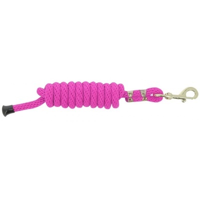 Corda cor-de-rosa para animais com mosquetão