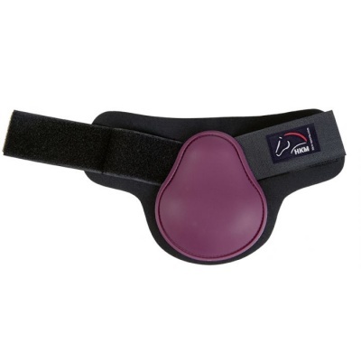 Protetor para casco e tendões de cavalo roxo com velcro preto HKM