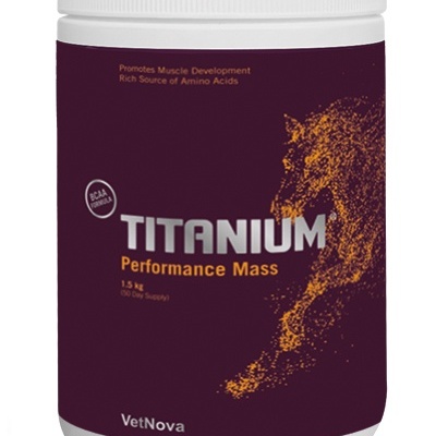 Recipiente de suplemento Titanium Performance Mass VetNova