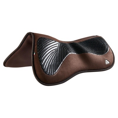 Sela castanha com detalhes pretos para cavalos