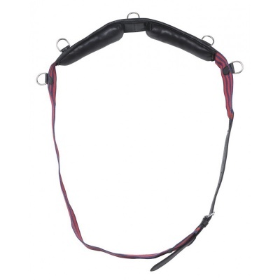 cinta para suspensão com almofadas acolchoadas e argolas metálicas