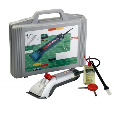 Kit tosquia Delta com máquina, estojo, óleo, pincel e chave