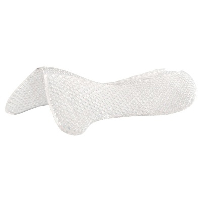 Almofada transparente branca em material tipo malha