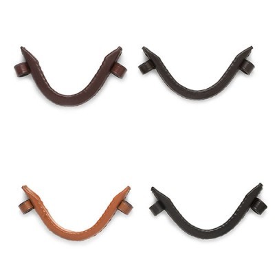 Almofadas para arreios de cavalo em pele sintética de várias cores