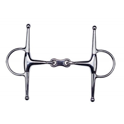 Freio anatômico em aço inoxidável para cavalo