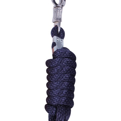 Corda azul escura com mosquetão prateado