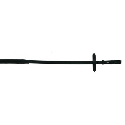 Bastão preto com alça e presilha em fundo branco