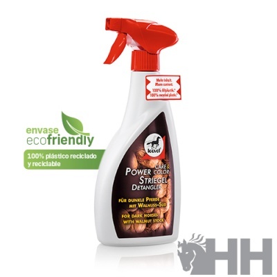 Spray desembaraçador Power Color Striegel, embalagem branca e vermelha