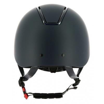 Capacete de proteção preta fosca com cinto ajustável