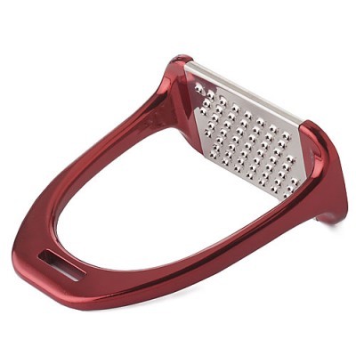 Ralador manual vermelho com lâmina metálica para ralar