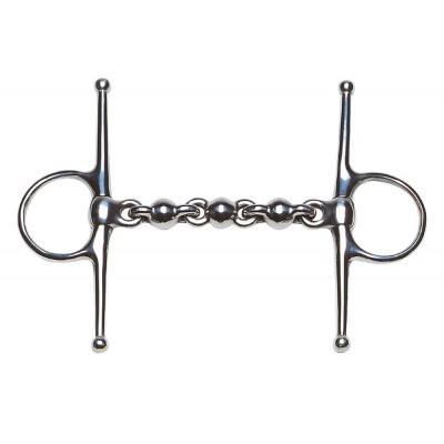 Freio metálico com boca articulada e braços retos