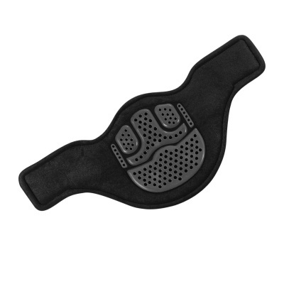 Suporte ou cinto preto com almofadas flexíveis em silicone e furos