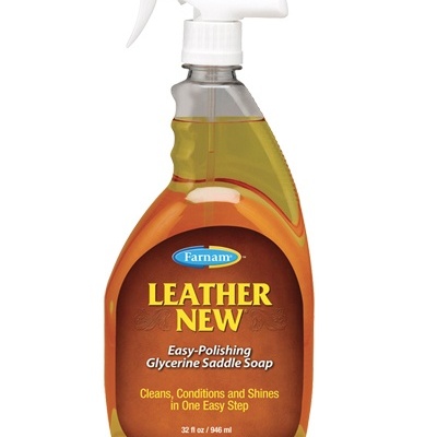 Frasco spray de sabonete de sela em glicerina para polimento