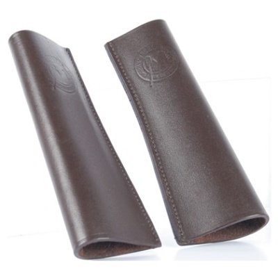 Capas de proteção para canetas em pele castanha