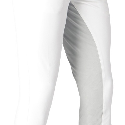 Calças de ganga brancas com etiqueta HORSE no bolso