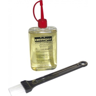 Frasco de óleo Heiniger Special Clipper Oil com pincel