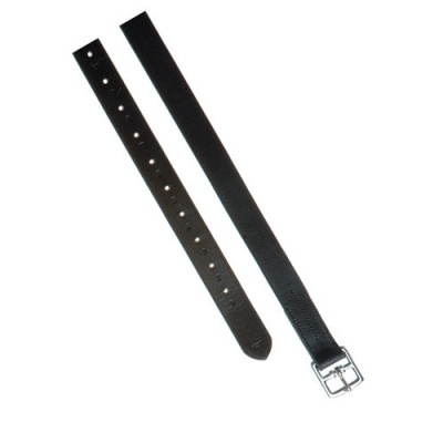 Cinto preto de couro com fivela prateada