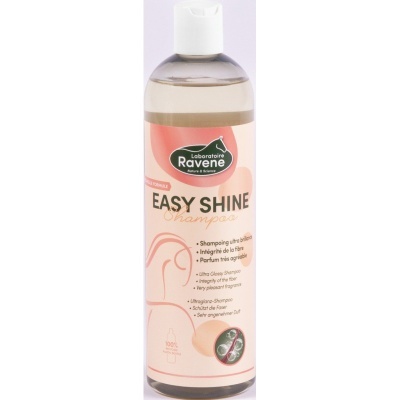 Frasco de champô Ravene Easy Shine cor-de-rosa e transparente