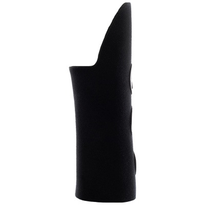 Braçadeira preta elástica com fechos de velcro