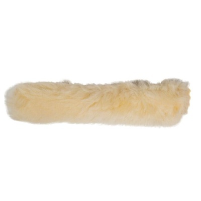 Faixa de pele sintética creme claro